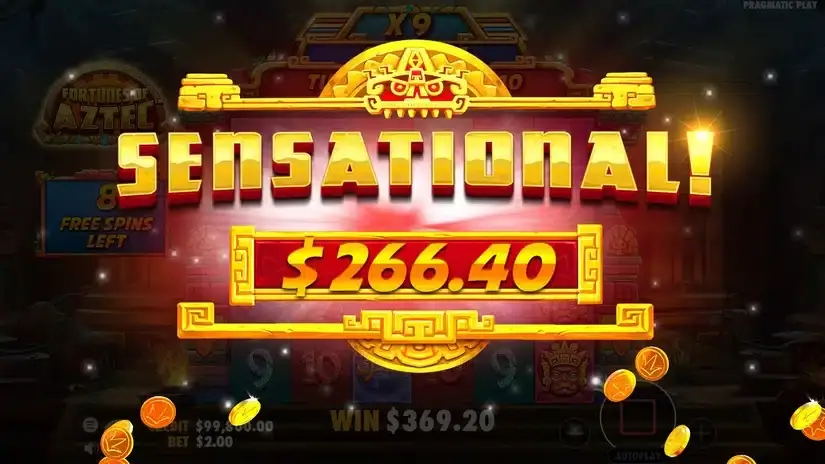 Fortunes of the Aztec slot screenshot 