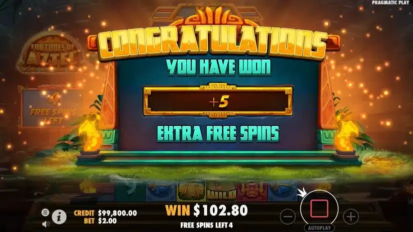 Fortunes of the Aztec slot screenshot 6