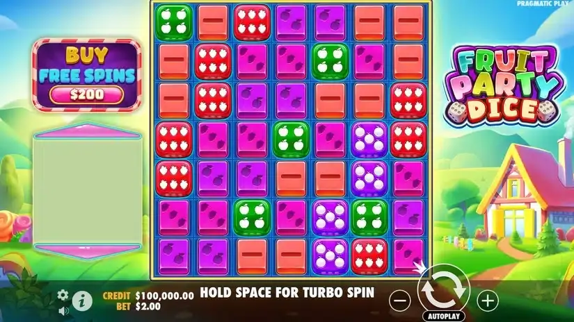 Fruit Party Dice slot screenshot