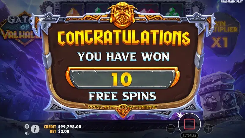 Gates of Valhalla slot screenshot 5