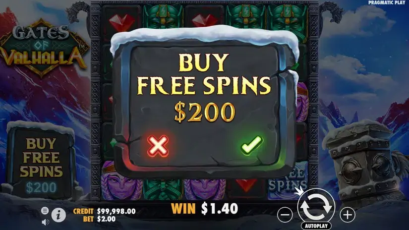 Gates of Valhalla slot screenshot 3