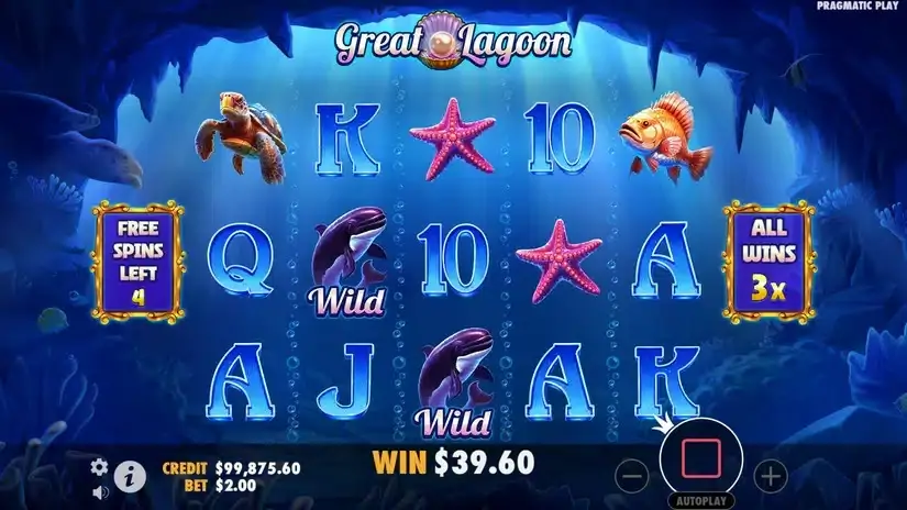 Great Lagoon slot screenshot 