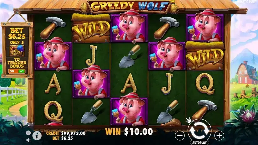 Greedy Wolf slot screenshot 3