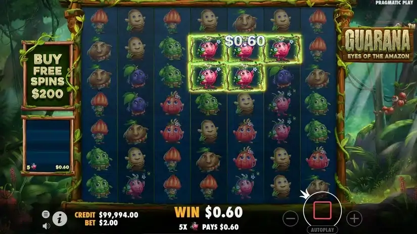 Guarana Eyes of the Amazon slot screenshot 2
