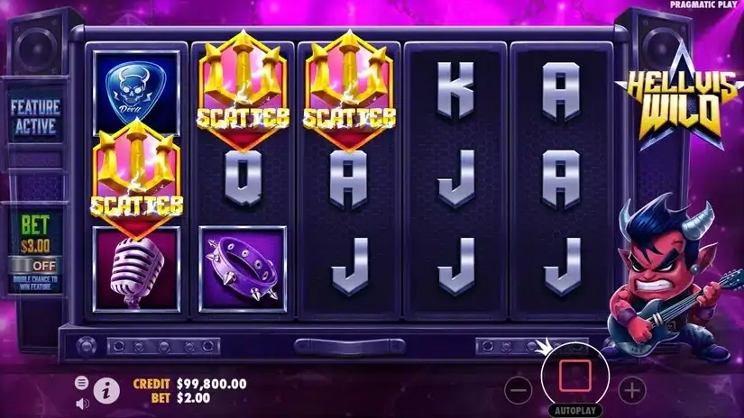 Hellvis Wild slot screenshot 2