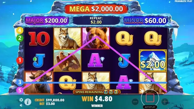 Himalayan Wild slot screenshot 3