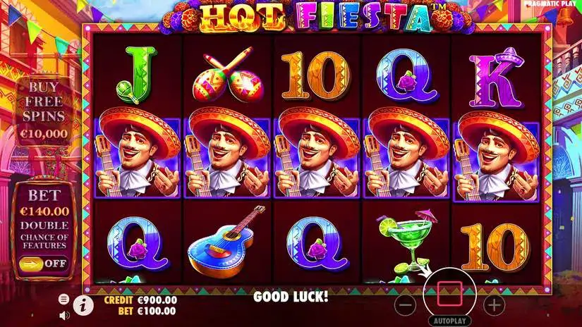 Hot Fiesta slot screenshot 5