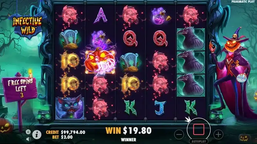 Infective Wild slot screenshot 