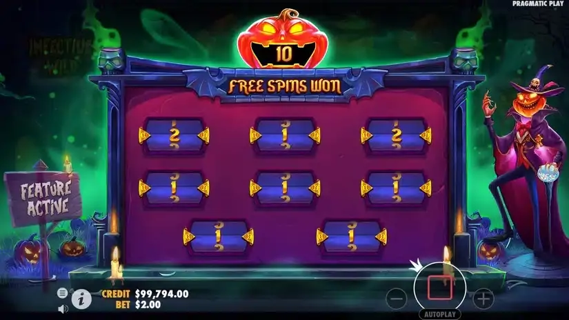 Infective Wild slot screenshot 3