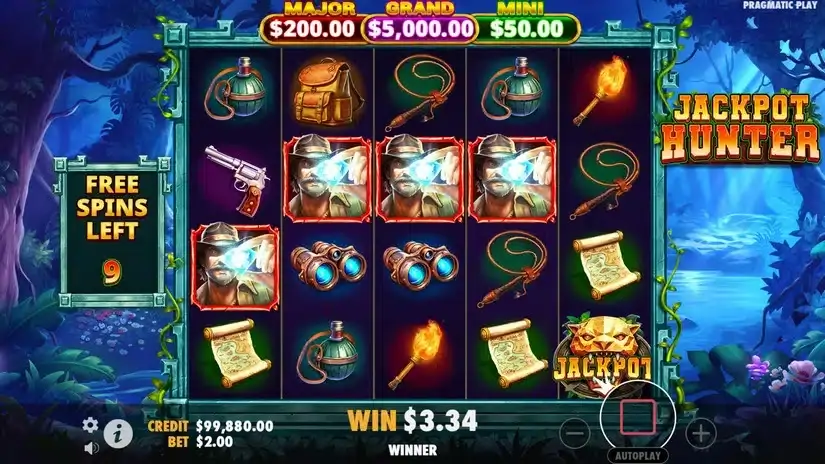 Jackpot Hunter slot screenshot 4