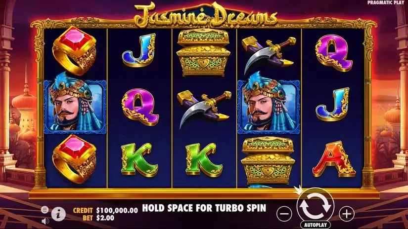 Jasmine Dreams slot screenshot 1