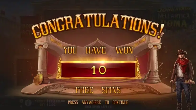 John Hunter Nell’Antica Roma slot screenshot 3