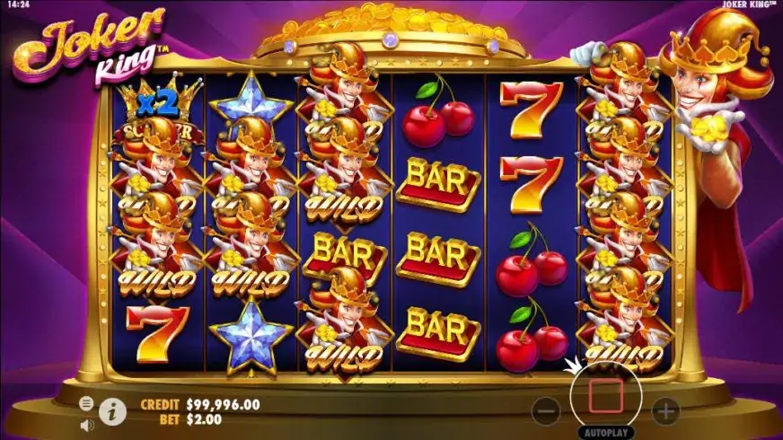 Joker King slot screenshot 3