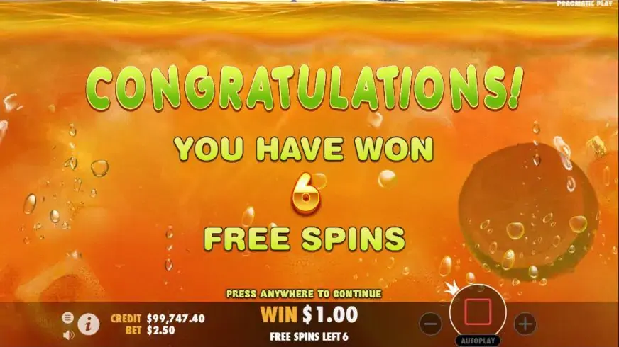 Juicy Fruits slot screenshot 3