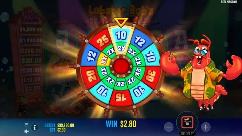 Lobster Bob’s Crazy Crab Shack slot screenshot 3