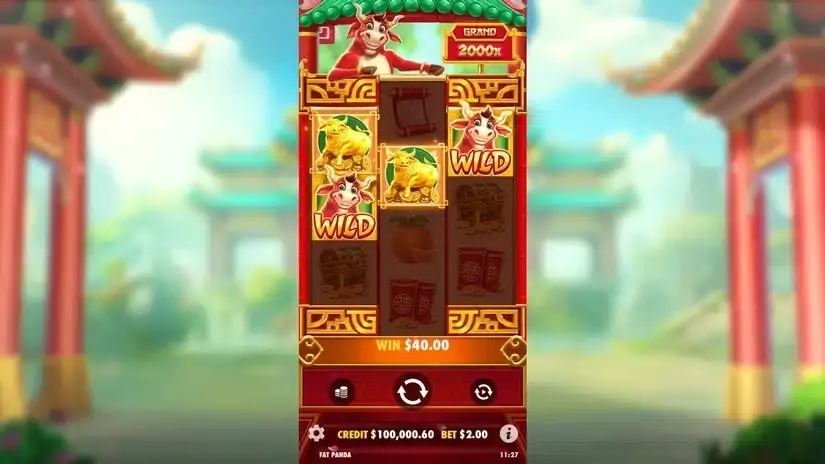 Lucky Ox slot screenshot 