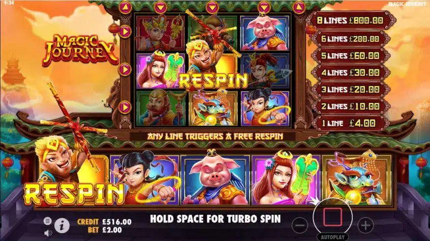 Magic Journey slot screenshot 2