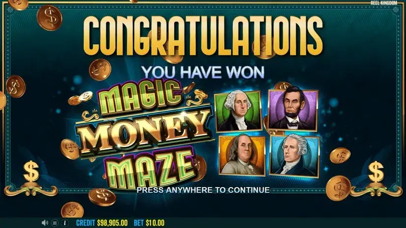 Magic Money Maze slot screenshot 5