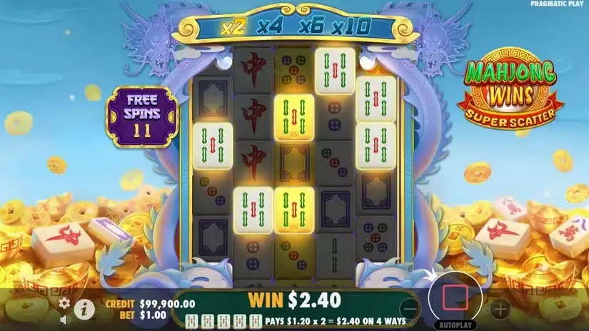 Mahjong Wins Super Scatter slot screenshot 4