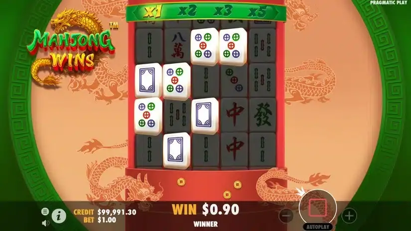Mahjong Wins slot screenshot 3