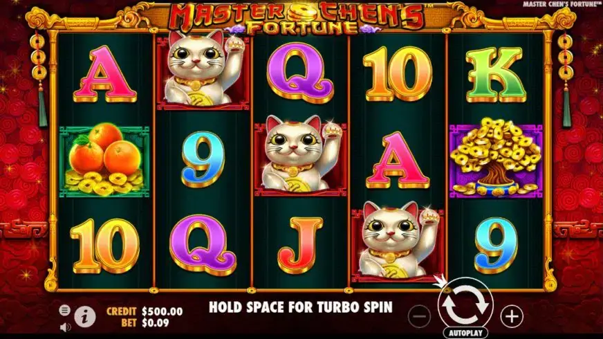 Master Chen’s Fortune slot screenshot 