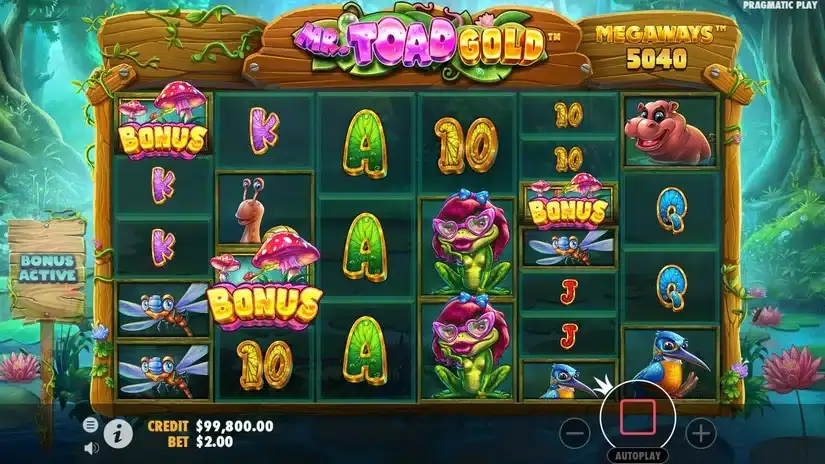 Mr Toad Gold Megaways slot screenshot 2