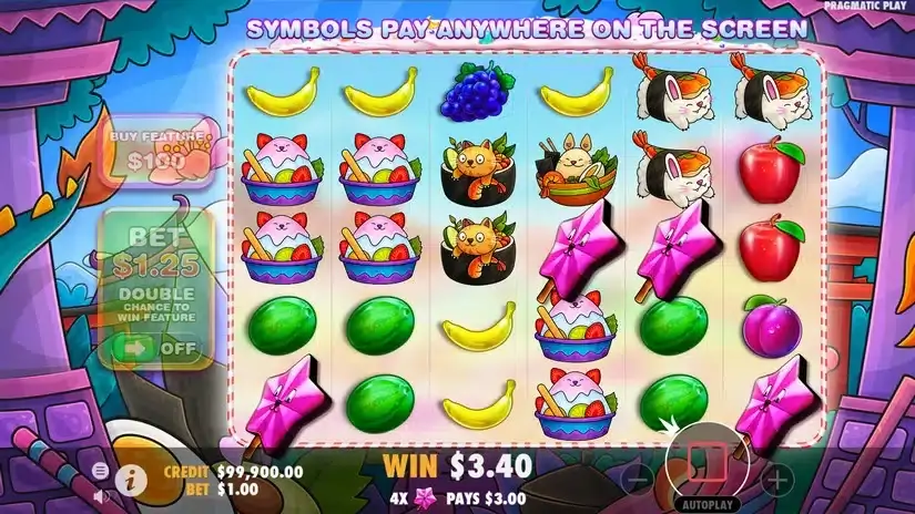 Oishii Bonanza slot screenshot 2