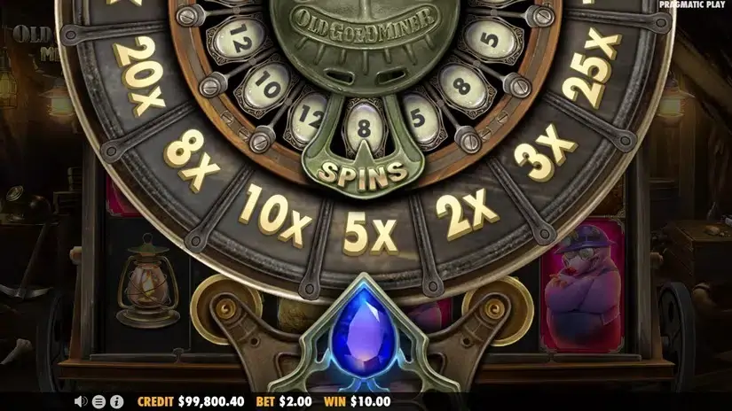 Old Gold Miner Megaways slot screenshot 4