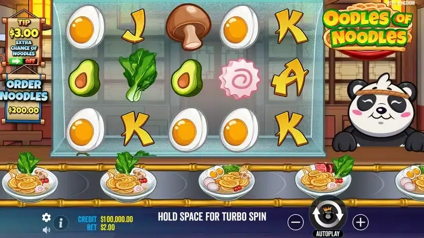 Oodles of Noodles slot screenshot 
