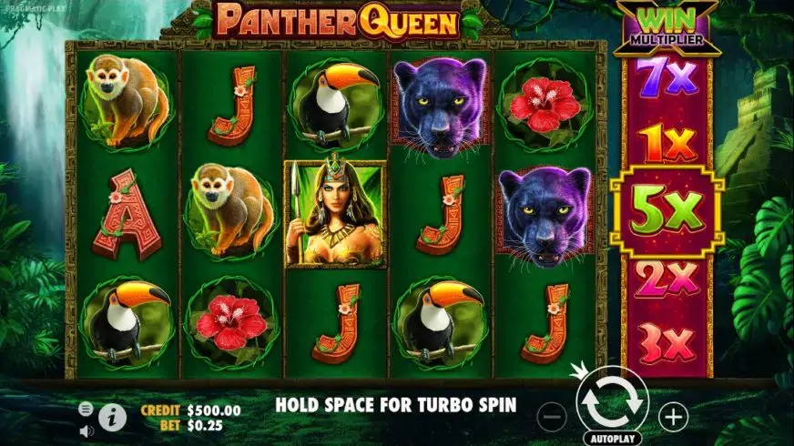 Panther Queen slot screenshot 1