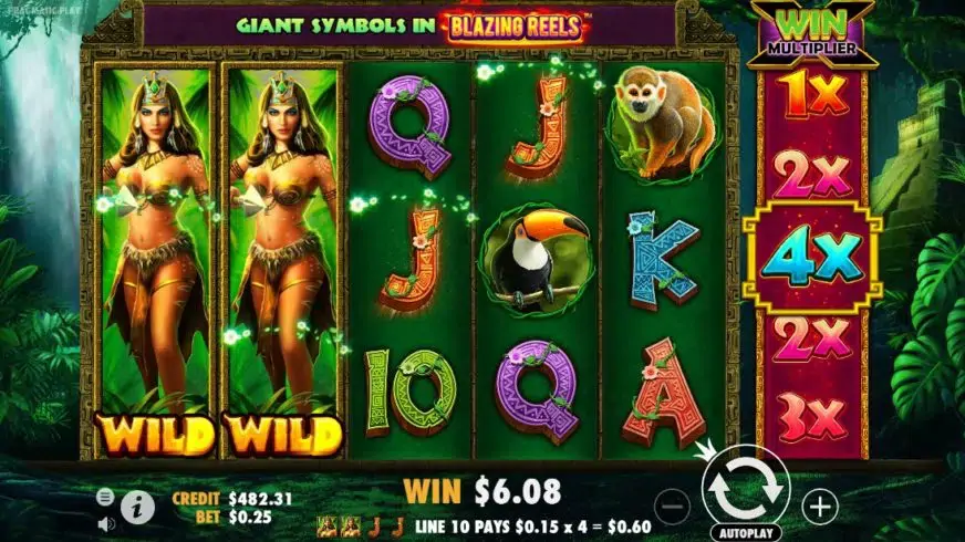 Panther Queen slot screenshot 3