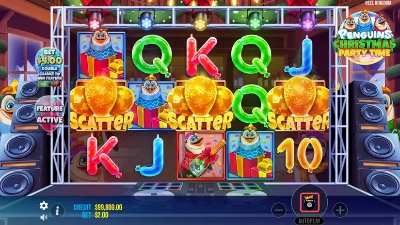 Penguins Christmas Party Time slot screenshot 2