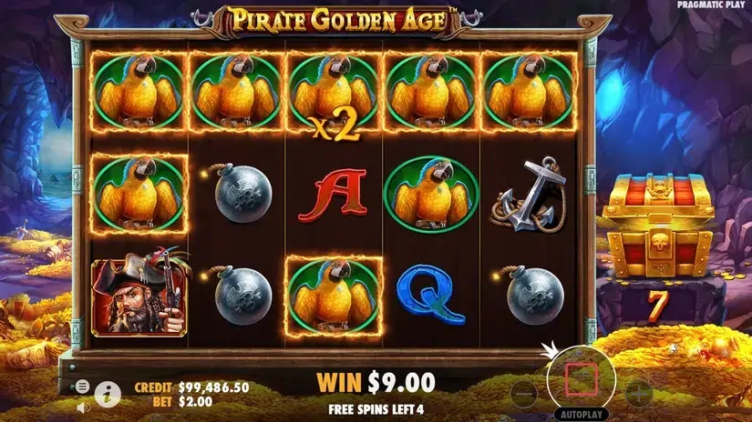 Pirate Golden Age slot screenshot 6