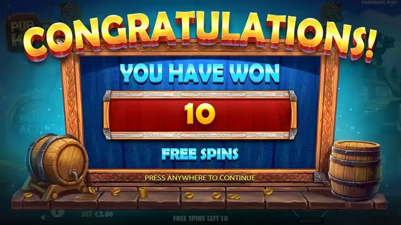 Pub Kings slot screenshot 2