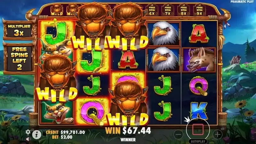 Release the Bison slot screenshot