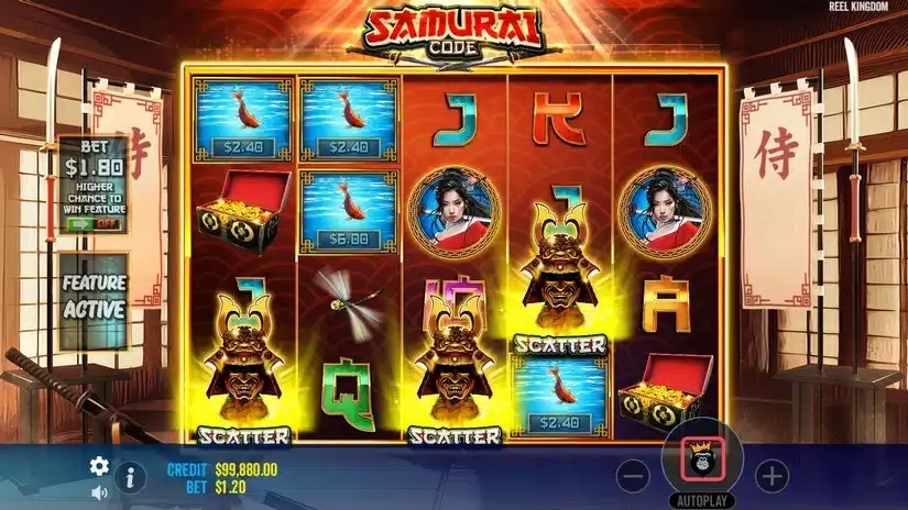 Samurai Code slot screenshot 2
