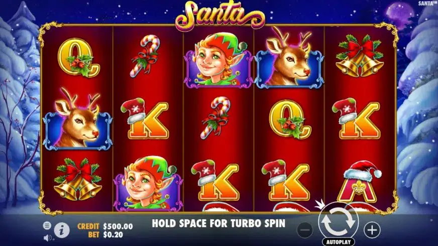 Santa slot screenshot 