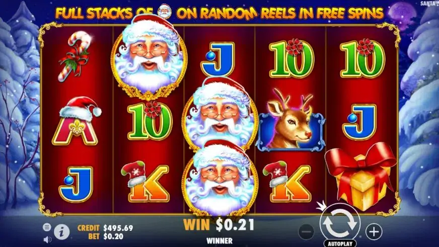 Santa slot screenshot 3