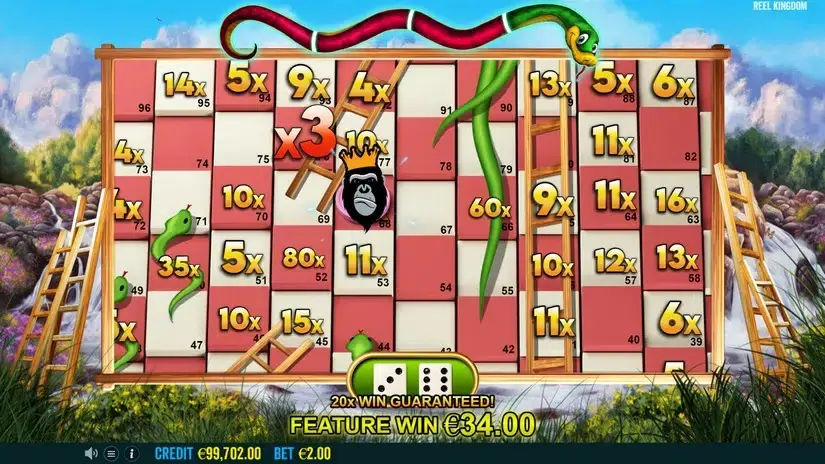 Snakes & Ladders Snake Eyes slot screenshot 8