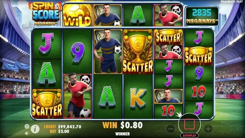 Spin & Score Megaways slot screenshot 5