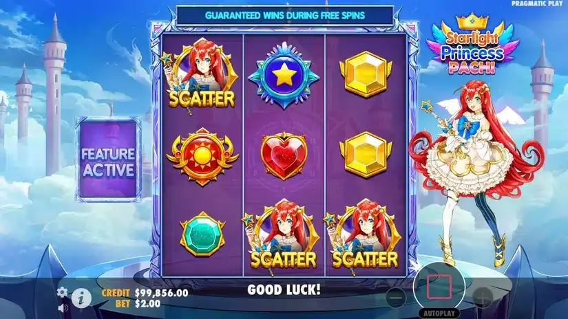 Starlight Princess Pachi slot screenshot 2