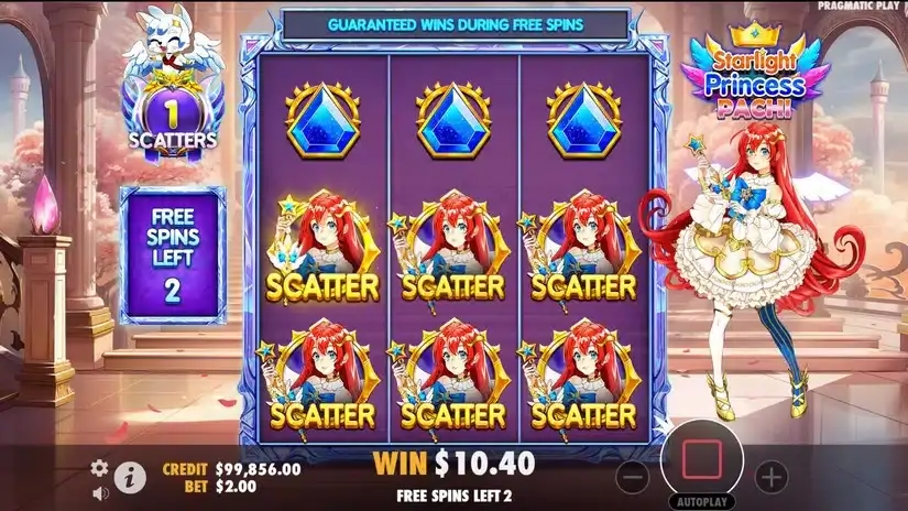 Starlight Princess Pachi slot screenshot 5