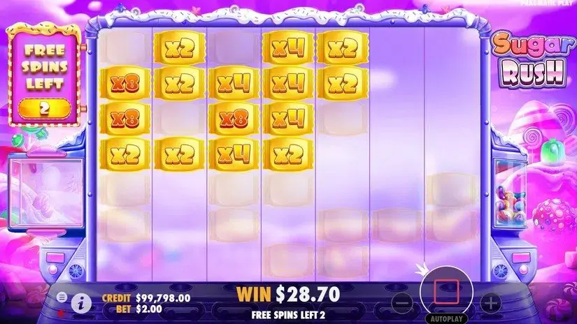 Sugar Rush slot screenshot 