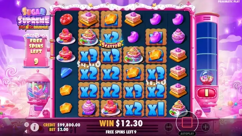 Sugar Supreme Powernudge slot screenshot 