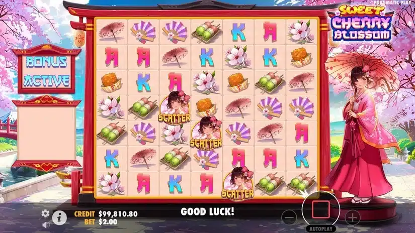 Sweet Cherry Blossom slot screenshot 3