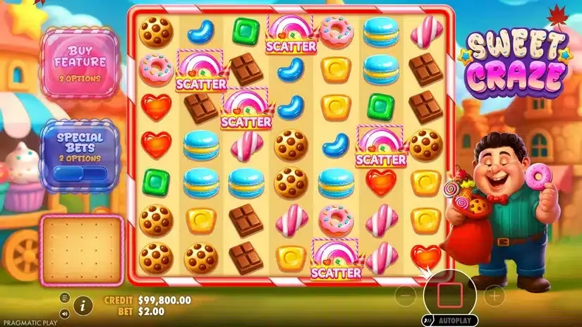 Sweet Craze slot screenshot 2