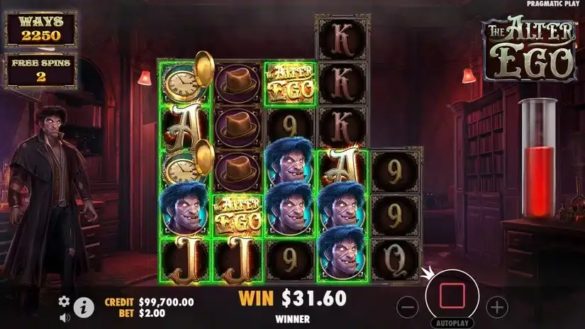 The Alter Ego slot screenshot
