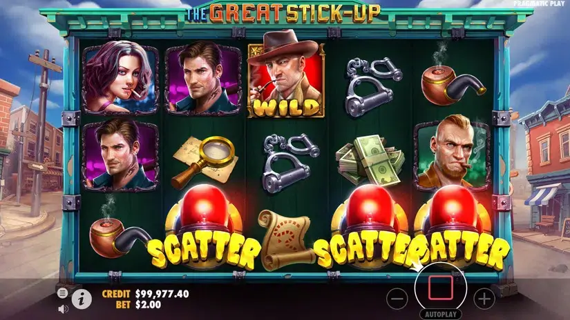 The Great Stick-Up slot screenshot 3
