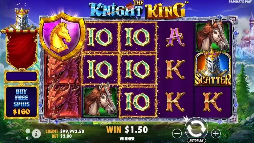 The Knight King slot screenshot 5