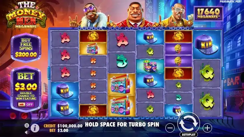 The Money Men Megaways slot screenshot 